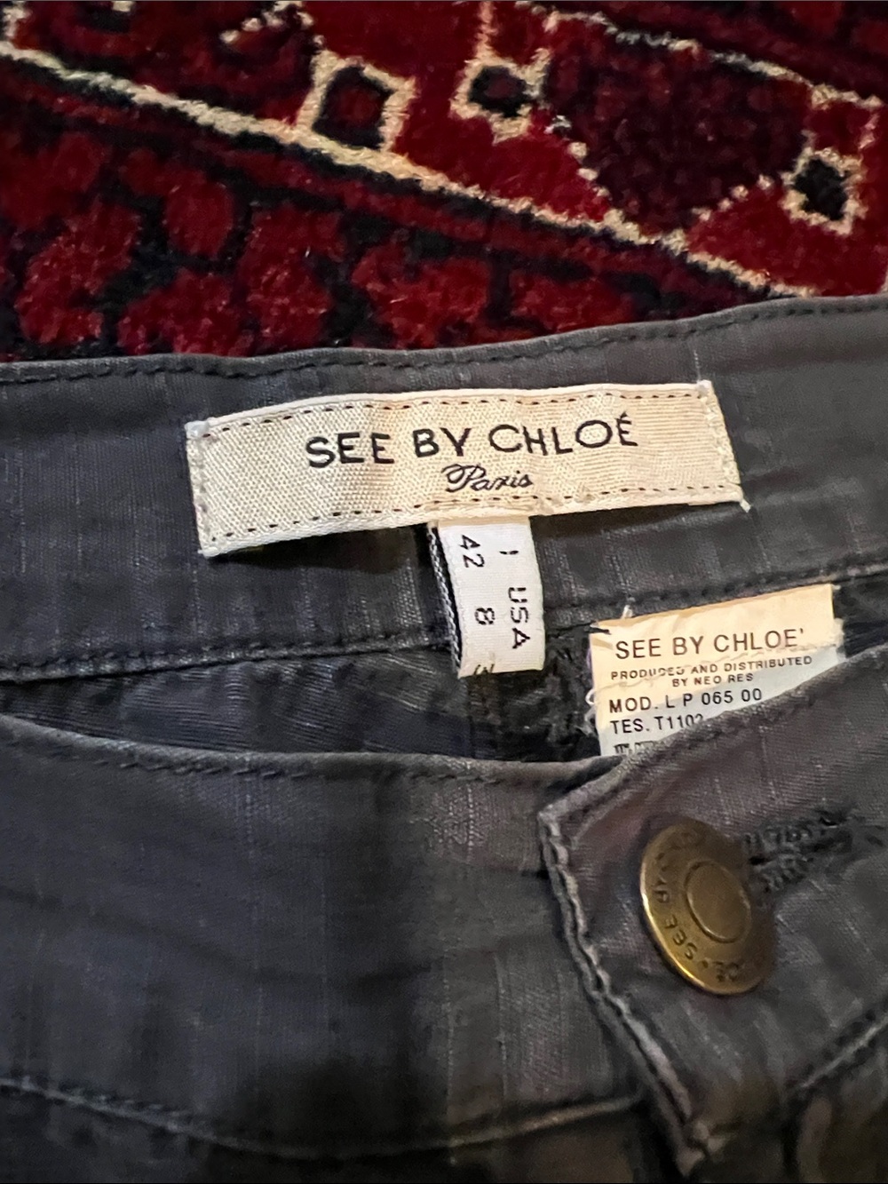 See By Chloé Slate Gray Women's Jeans